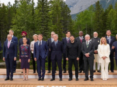 En G7, Sheinbaum propone cumbre mundial por el bienestar económico