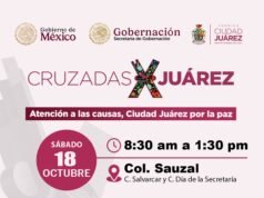 Llevarán mañana “Cruzadas por Juárez” a la colonia El Sauzal