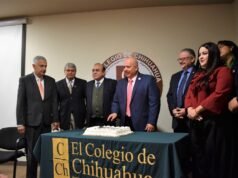 Participa Fiscal Carlos Salas en celebración del 20 aniversario del Colegio de Chihuahua