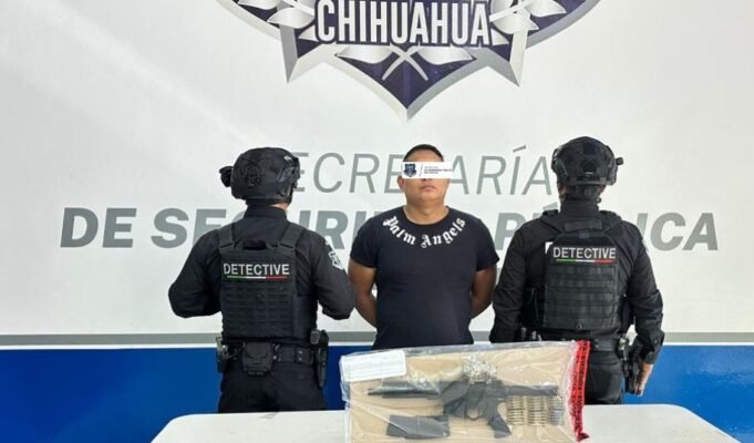 Detiene SSPE a hombre armado durante operativo en la colonia Revolución Mexicana en Ciudad Juárez: presunto responsable de un homicidio