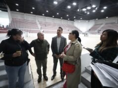 Casi terminada la remodelación del Gimnasio Municipal Josué Neri Santos