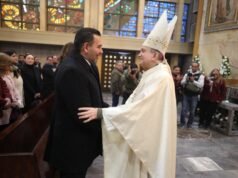 Asiste el Presidente Pérez Cuéllar a misa por el 366 aniversario de Ciudad Juárez