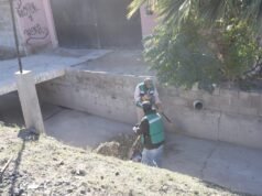 Realizan operativo de limpieza en la colonia San Antonio