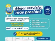 Suspenderá la J+ el servicio por instalación de válvulas en la Ejercito Nacional