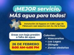 Anuncia JMAS suspensión del servicio en los siguientes fraccionamientos