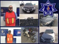 En operativo especial desmantela SSPM red de roba carros