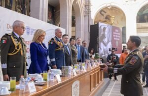 Maru Campos conmemora al Ejército Mexicano en su 113 aniversario