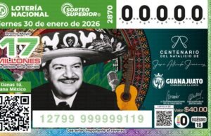 Lotería Nacional rinde homenaje a José Alfredo Jiménez