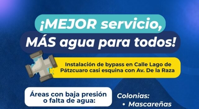 Instalará la JMAS un bypass en la Avenida de la Raza como parte de la sectorización del servicio