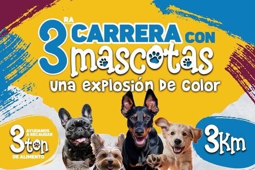 Todo listo para la 3a Carrera con Mascotas