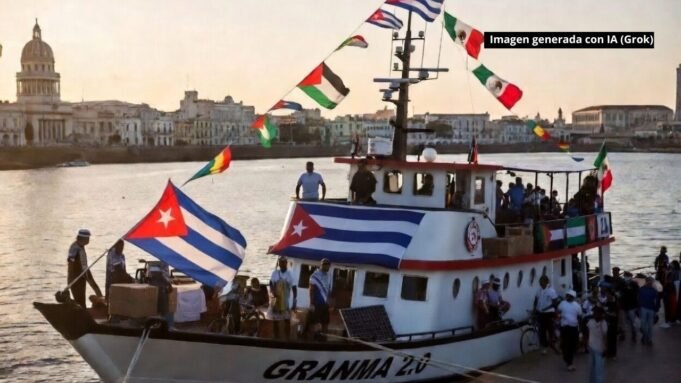 Flotilla “Granma 2.0” atraca en Cuba para apoyar a la isla y denunciar bloqueo de EU