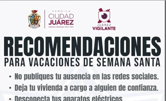 Emite SSPM recomendaciones al salir de casa en vacaciones de Semana Santa