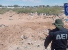 Realiza FGE Norte operativo de rastreo en un terreno baldío de la colonia Parajes de San José