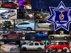 Recupera policía municipal 14 vehículos con reporte de robo gracias a operativo especial