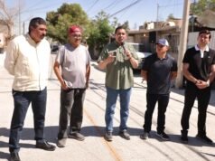 Entregan pavimentación de la calle Irving Flores con inversión superior a 6.4 millones de pesos