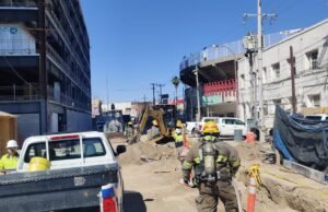 Controlan fuga de gas en Zona Centro; evacúan oficinas y obra en construcción