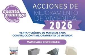 Lanza COESVI programa de mejoramiento de vivienda con créditos accesibles para 2026