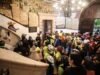 Grupo de ciclistas realiza recorrido nocturno por la Antigua Presidencia Municipal