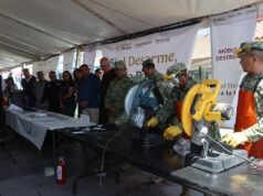 La SSPM le da apoyo a un ciudadano para trasladar arma de fuego al centro de canje
