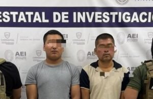 Durante cateo, detiene COE a dos hombres en posesión de armas de fuego, cartuchos y mariguana