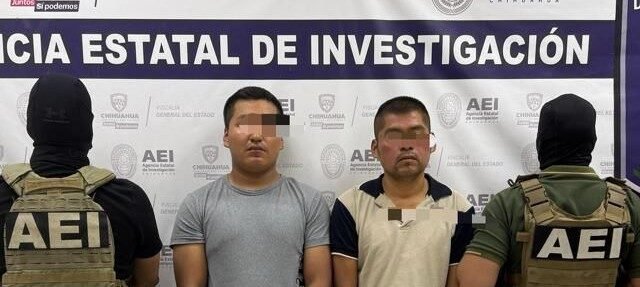 Durante cateo, detiene COE a dos hombres en posesión de armas de fuego, cartuchos y mariguana