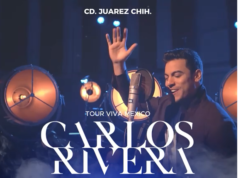 Carlos Rivera llega hoy a Ciudad Juárez con su “Tour Viva México”