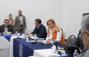 Maru Campos preside Mesa Estatal de Seguridad en ciudad Cuauhtémoc