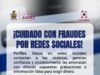 Alerta SSPM sobre fraudes mediante redes sociales