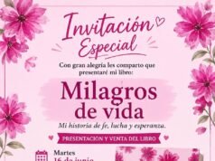 nvita Educación Municipal a la presentación del libro “Milagros de Vida”