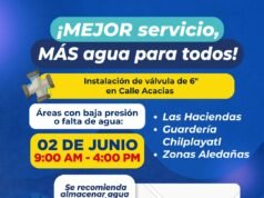 Instalará JMAS nueva válvula en la calle Acacias