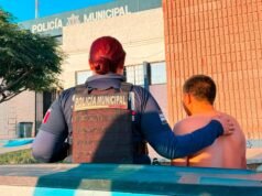 Policías resguardan a persona originaria de Guatemala víctima de secuestro