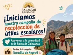 Raramuri Foundation impulsa campaña de recolección de útiles escolares para estudiantes de la Sierra de Chihuahua