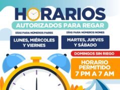 Exhorta JMAS a respetar horarios de riego en verano