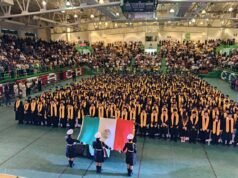 Acompaña Educación Municipal a estudiantes en graduaciones de bachillerato