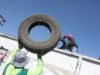 Retiran 750 llantas que obstruían la vía pública en un sector del suroriente de la ciudad