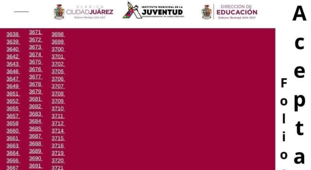 Invita Educación Municipal a revisar resultados de beca para el TecNM-ITCJ
