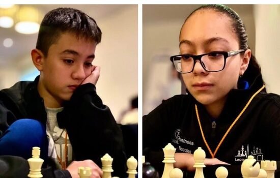 Los Ajedrecistas Juarenses Mía Guzmán Y Kenneth Alba representarán a México en el Panamericano de Medellín, Colombia