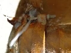 Reparan fuga de agua en Tecnológico y Ramón Rayón, piden extremar precauciones