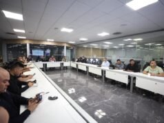 Héctor Ortiz encabeza Mesa de Coordinación para la Construcción de la Paz; destacan reducción de homicidios y más de mil 200 servicios de Protección Civil