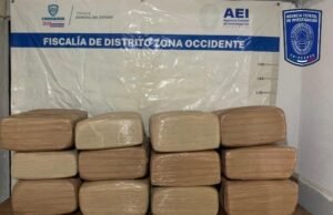 Asegura la Agencia Estatal de Investigación 120 kilos de mariguana