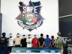 SSPE rescata a 14 personas y detiene a ocho