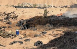 Nuevo incendio en el acopio de llantas del Relleno Sanitario