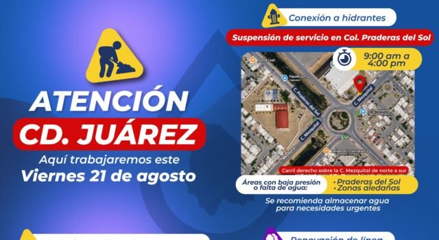 Trabajará JMAS en mejorar el suministro de agua potable en distintos puntos de la ciudad.