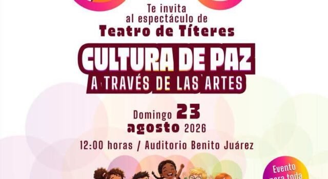 IPACULT y SIPINNA llevarán teatro de títeres para fomentar una cultura de paz en la niñez
