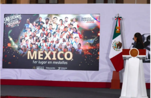 Deportistas recibirán un aumento del 10% en sus becas, informa Claudia Sheinbaum.