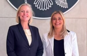 Maru Campos se reúne con la cónsul general de los Estados Unidos en Ciudad Juárez
