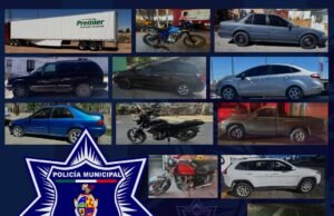 Recupera policía municipal 13 vehículos con reporte de robo gracias a operativo especial