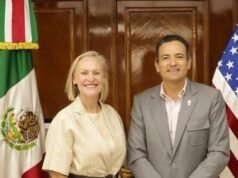 Sostiene Marco Bonilla encuentro con Cónsul General de EU en Ciudad Juárez
