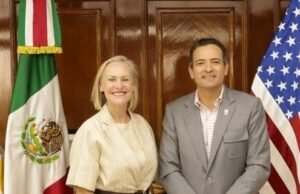 Sostiene Marco Bonilla encuentro con Cónsul General de EU en Ciudad Juárez