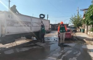 Mantiene Limpia atención a afectaciones por las lluvias